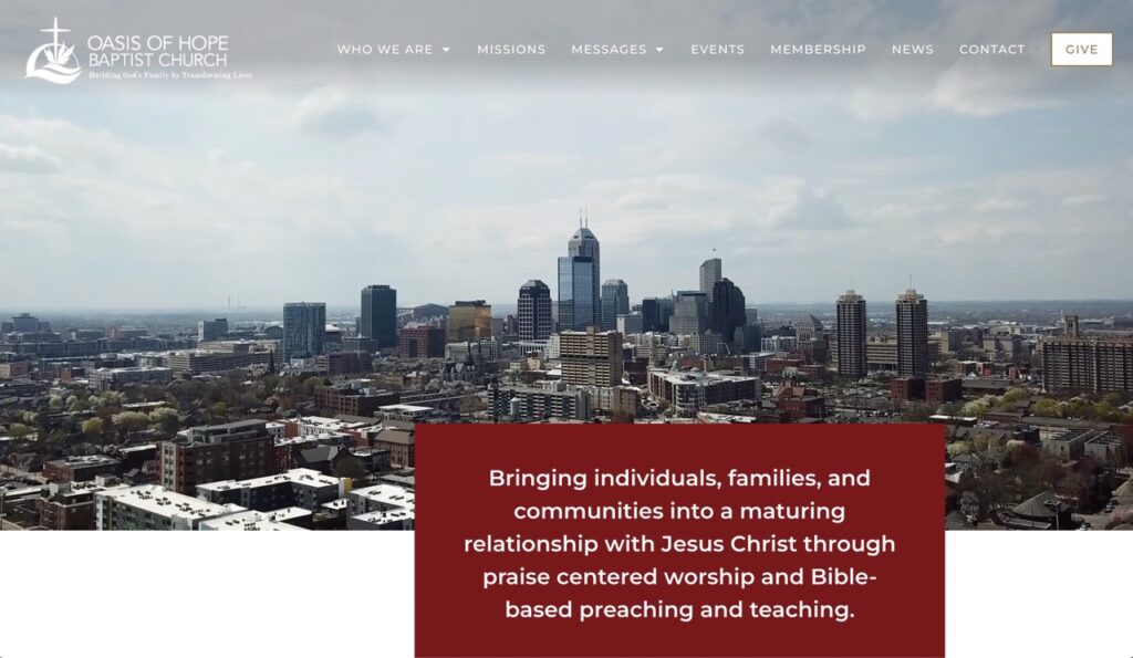 Client Web - Oasis of Hope Baptist Church Large